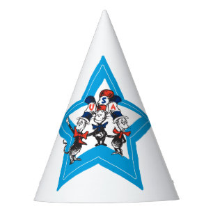 Dr. Seuss   Little Cats USA Hats Graphic