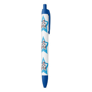 Dr. Seuss   Little Cats USA Hats Graphic Black Ink Pen