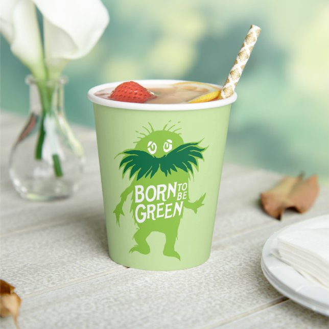 Dr. Seuss | Lorax - Born To Be Green Paper Cups (Insitu)
