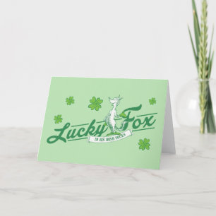 Dr. Seuss Lucky Fox In His Irish Socks Card