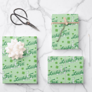 Dr. Seuss   Lucky Fox In His Irish Socks Wrapping Paper Sheet
