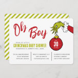 Dr. Seuss | Oh Boy Grinch Baby Shower<br><div class="desc">Invite all your family and friends to your Baby Shower with these festive Dr. Seuss invites. Personalize by adding all your shower details.</div>