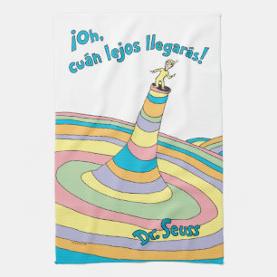 Dr. Seuss   ¡Oh, cuán lejos llegarás! Kitchen Towel