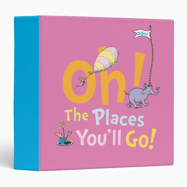 Dr. Seuss | Oh! The Places Parade Binder (Front/Spine)