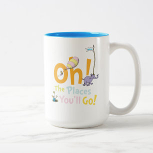 Dr. Seuss   Oh! The Places Parade Two-Tone Coffee Mug