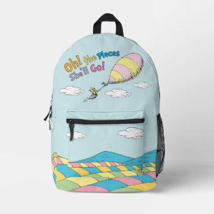 Dr. Seuss   Oh, The Places She'll Go! Printed Backpack