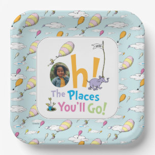 Dr. Seuss Oh! The Places You'll Go! Graduation Paper Plate