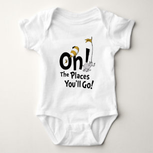 Dr. Seuss   Oh, The Places You'll Go! Retro Baby Bodysuit