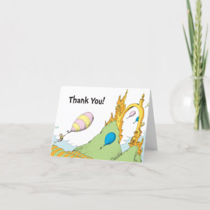 Dr. Seuss Oh the Places You'll Go Thank You Card