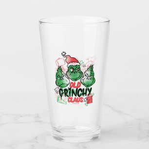 Dr. Seuss   Old Grinch Claus Glass