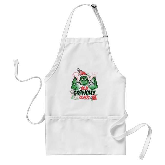 Dr. Seuss | Old Grinch Claus Standard Apron (Front)