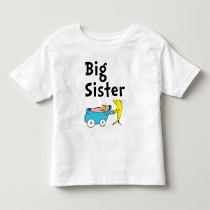 Dr. Seuss One Fish Two Fish Big Sister Toddler T-shirt