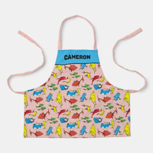 Dr. Seuss One Fish Two Fish Pattern Apron