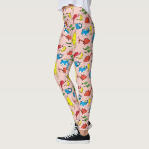 Dr. Seuss One Fish Two Fish Pattern Leggings