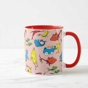 Dr. Seuss   One Fish Two Fish Pattern Mug