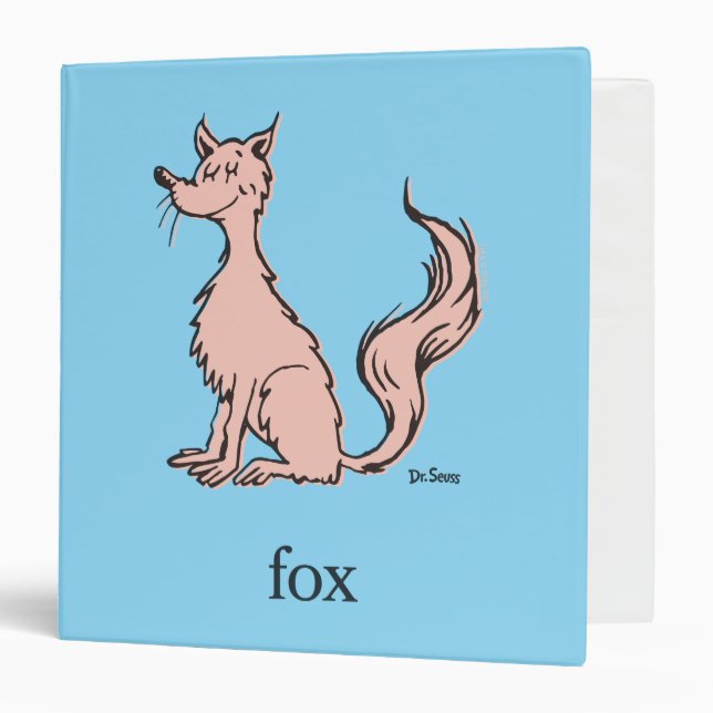 Dr. Seuss | Pink Fox Binder (Front/Inside)