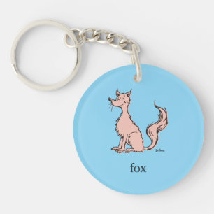 Dr. Seuss   Pink Fox Keychain