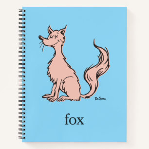 Dr. Seuss Pink Fox Notebook