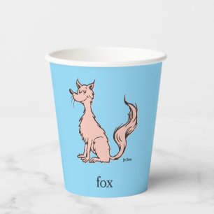 Dr. Seuss   Pink Fox Paper Cups