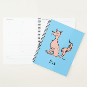 Dr. Seuss Pink Fox Planner