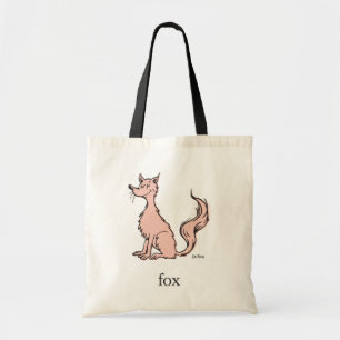 Dr. Seuss   Pink Fox Tote Bag
