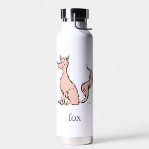 Dr. Seuss Pink Fox Water Bottle