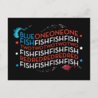 Dr. Seuss | Red Fish Blue Fish US Flag Graphic