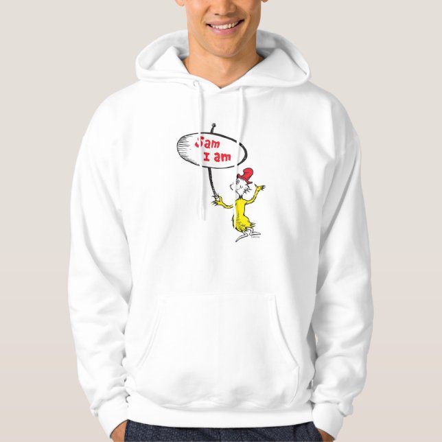 Dr. Seuss | Sam-I-Am Holding Sign Hoodie (Front)
