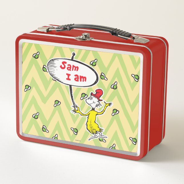 Dr. Seuss | Sam-I-Am Holding Sign Metal Lunch Box (Front)