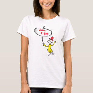 Dr. Seuss   Sam-I-Am Holding Sign T-Shirt