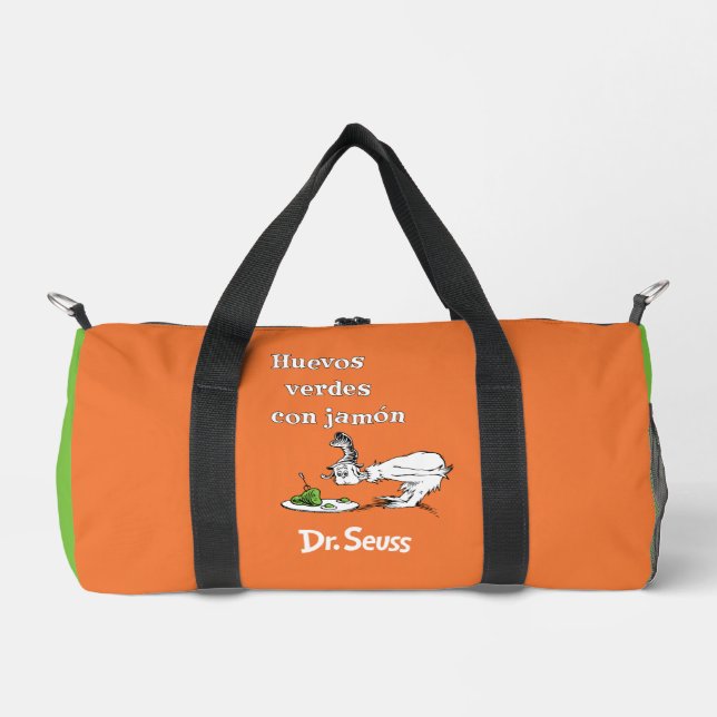 Dr. Seuss Spanish Green Eggs and Ham Duffle Bag (Front)