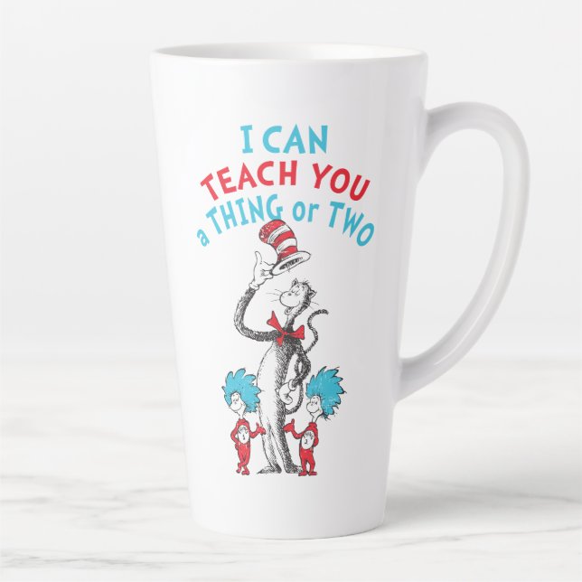 Dr. Seuss | Teacher I Can Teach You A Thing or Two Latte Mug (Right)