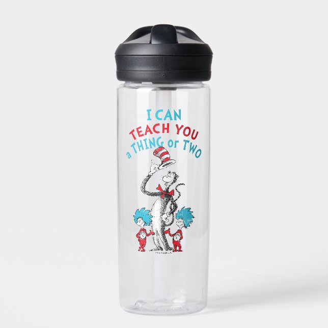Dr. Seuss | Teacher I Can Teach You A Thing or Two Water Bottle (Front)