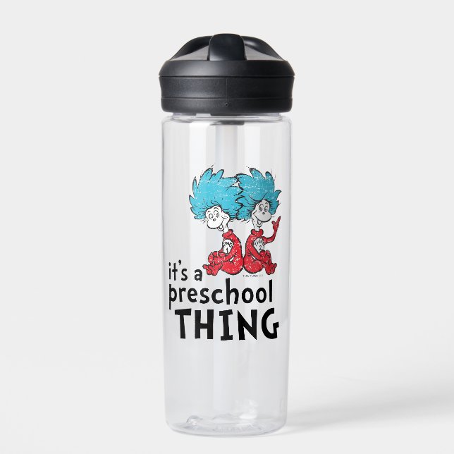 Dr. Seuss | Teacher It's A Preschool Thing Water Bottle (Front)