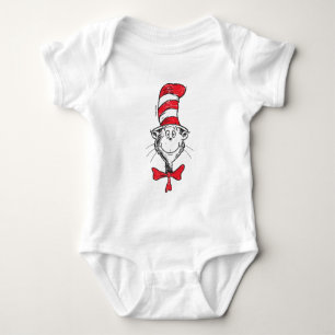 Dr. Seuss   The Cat in the Hat Head - Vintage Baby Bodysuit