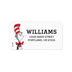 Dr. Seuss   The Cat in the Hat Label