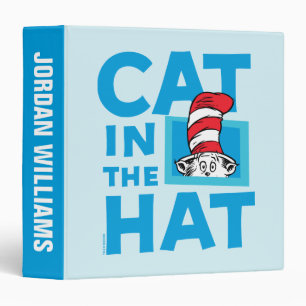 Dr. Seuss   The Cat in the Hat Logo Binder