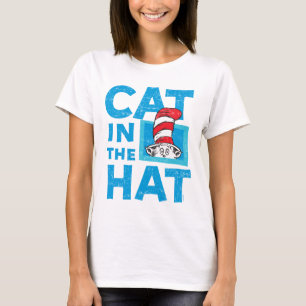 Dr. Seuss   The Cat in the Hat Logo - Vintage T-Shirt