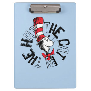 Dr. Seuss   The Cat in the Hat Round Art Clipboard