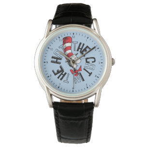 Dr. Seuss   The Cat in the Hat Round Art Watch