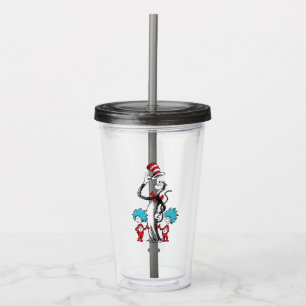 Dr. Seuss   The Cat in the Hat, Thing 1 & Thing 2 Acrylic Tumbler