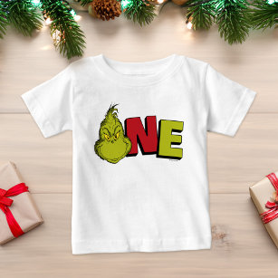 Dr. Seuss   The Grinch First Birthday - One Baby T-Shirt