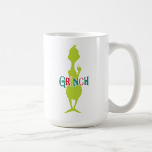 Dr. Seuss   The Grinch - Green Silhouette Coffee Mug