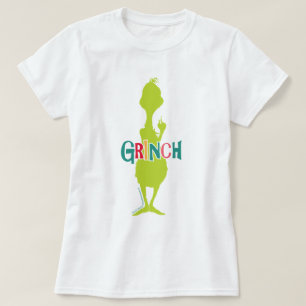 Dr. Seuss   The Grinch - Green Silhouette T-Shirt