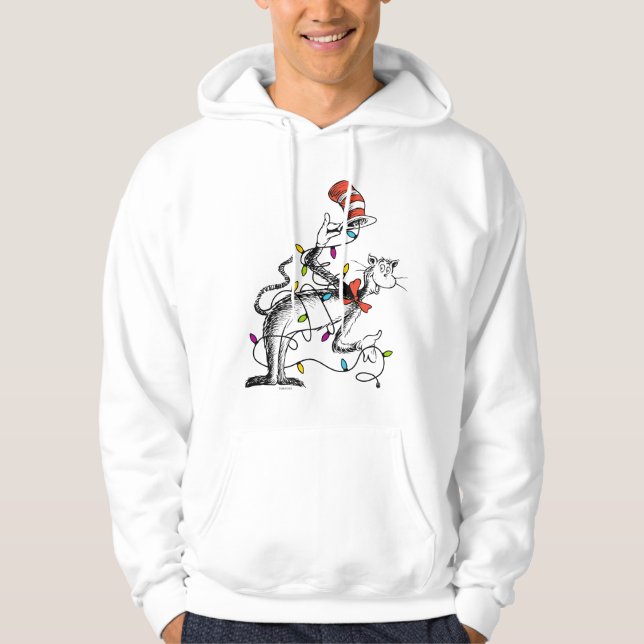 Dr. Seuss | The Grinch | Mischievous Cat in the Ha Hoodie (Front)