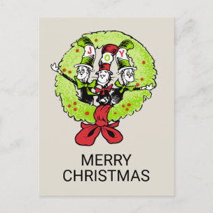 Dr Seuss   The Grinch   Who-ville Christmas Joy Holiday Postcard