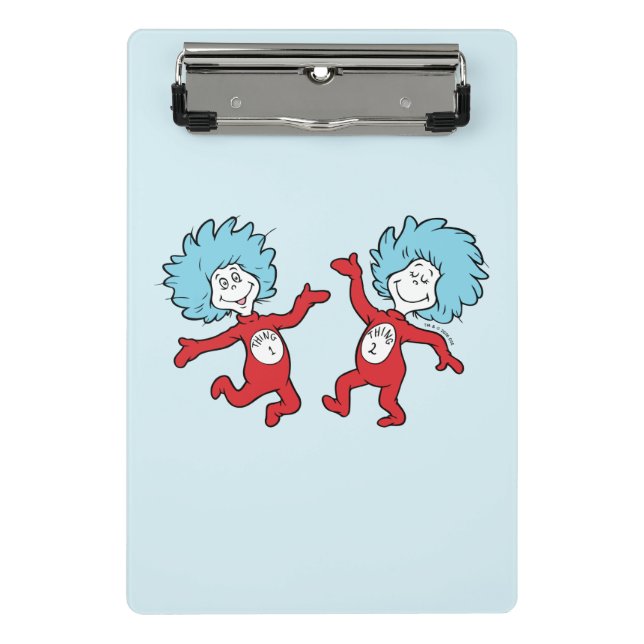 Dr. Seuss Thing 1 and Thing 2 Character Mini Clipboard (Front)
