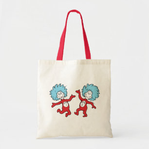 Dr. Seuss Thing 1 and Thing 2 Character Tote Bag