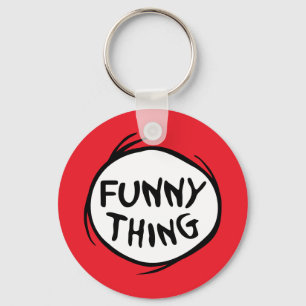 Dr. Seuss   Thing 1 Thing 2 - Funny Thing Keychain