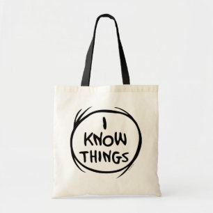 Dr. Seuss   Thing 1 Thing 2 - I Know Things Tote Bag